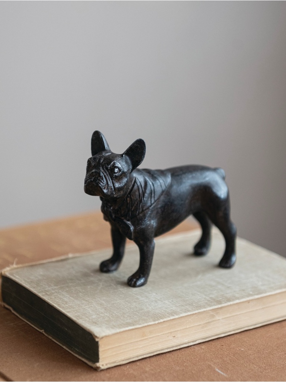 Resin French Bulldog Figurine Decorative Statue or Paperweight